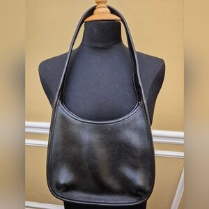 Coach Black Leather Mini "Ergo" Shoulder Handbag #F8D-9020